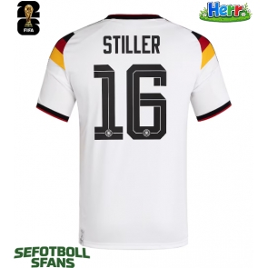 Tyskland Angelo Stiller #16 Hemmatröja VM 2026 Kortärmad